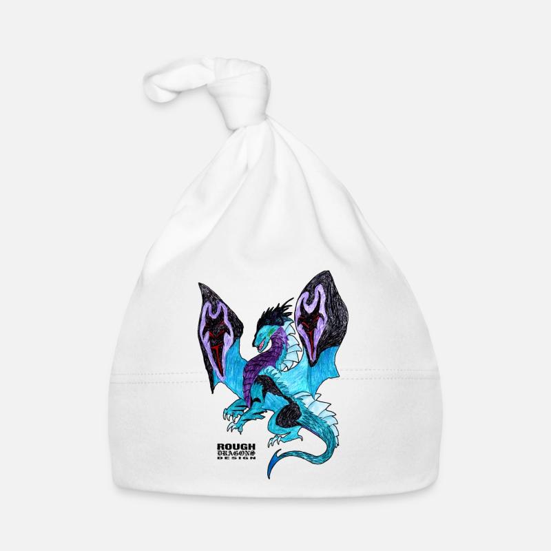 Chemise de Dragon, Dragon, dessinés à la main, Bonnet bio Bébé