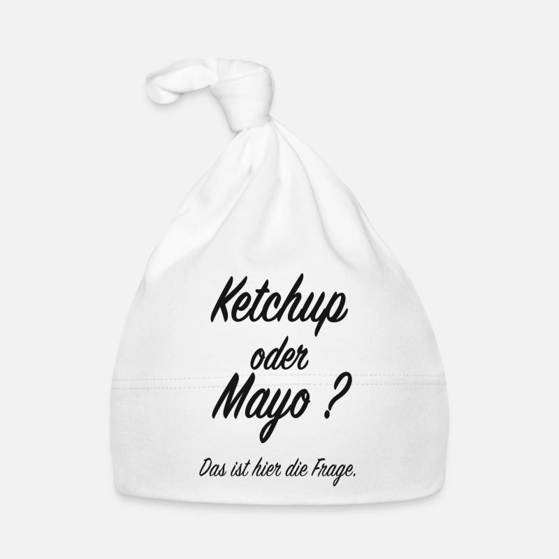 Ketchup oder Mayo Baby Bio-Mütze