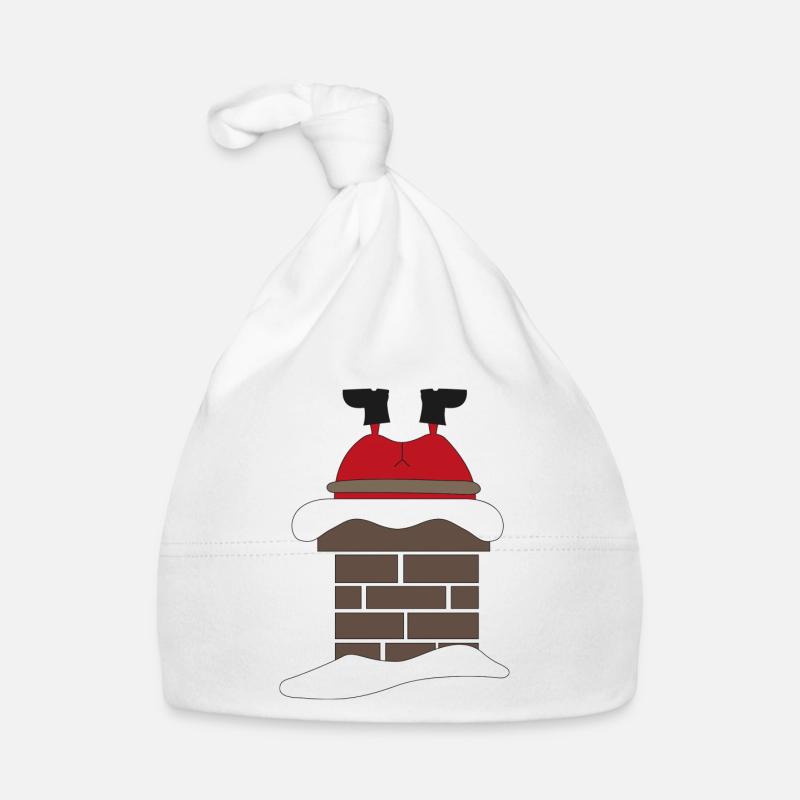 Noël - Bonnet bio Bébé - blanc