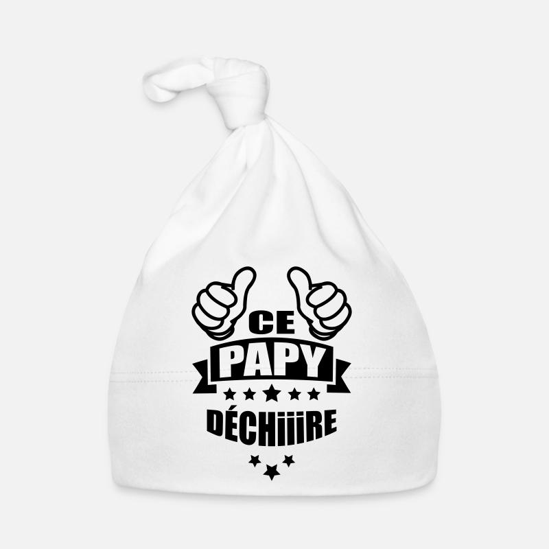 ce papy déchire Bonnet bio Bébé