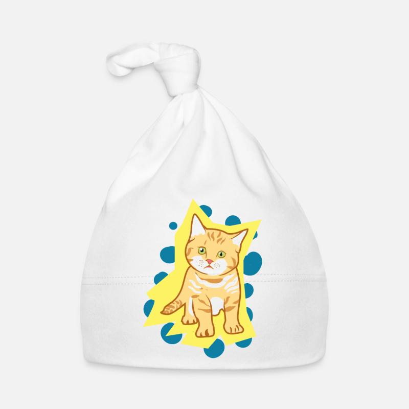 Doux chat triste bébé Bonnet bio Bébé