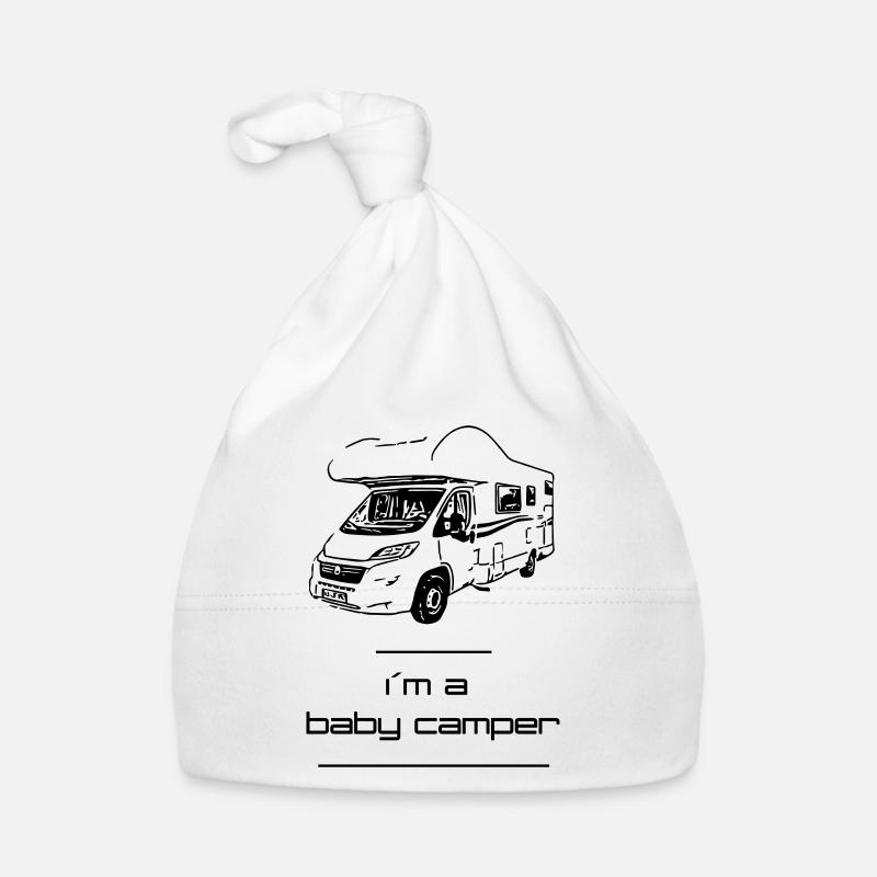 Im un campeur de bébé - Bonnet bio Bébé - blanc