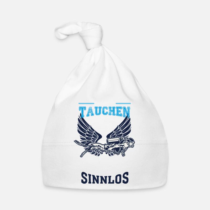 Tauchen Leben sinnlos - Geschenk Baby Bio-Mütze