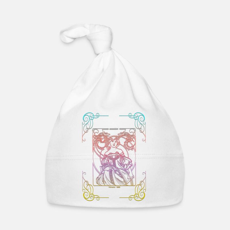 Alfons Mucha Bonnet bio Bébé