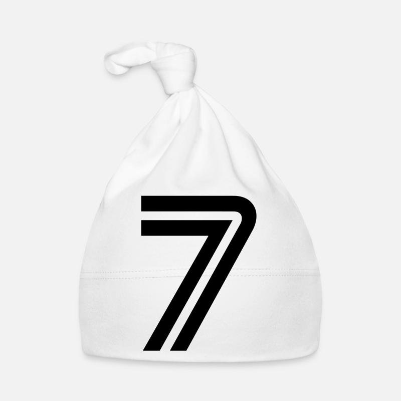 Rückennummer 7 Baby Bio-Mütze