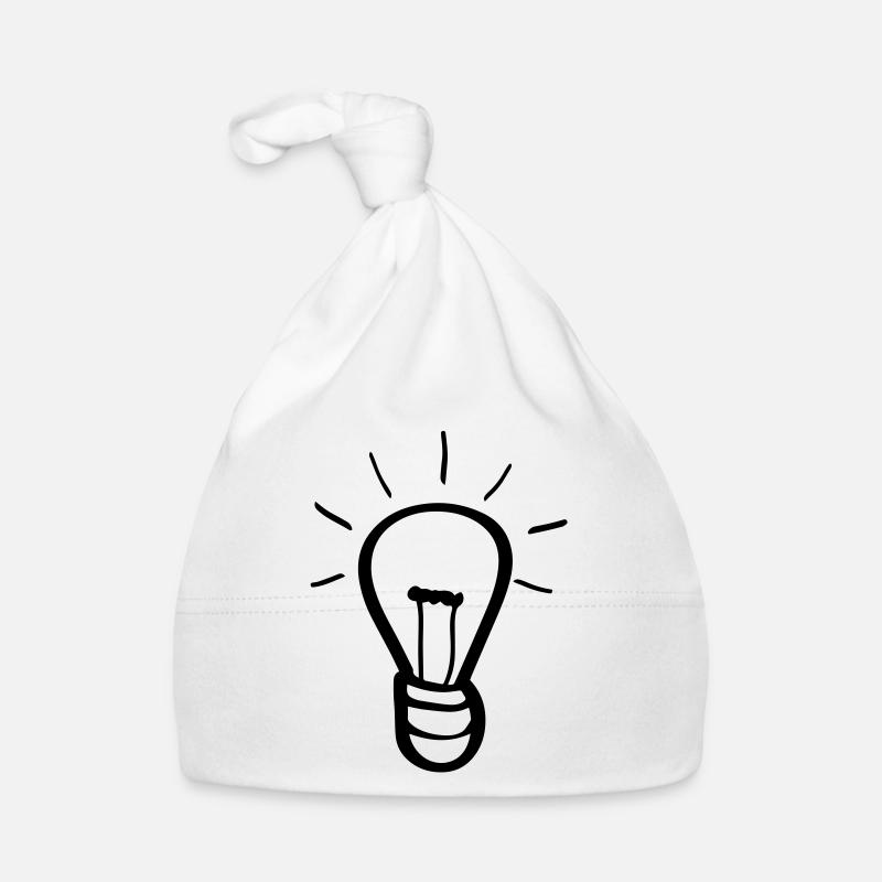 Light bulb idea Organic Baby Cap