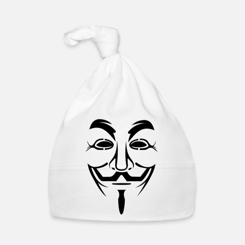 Anonymous mask Organic Baby Cap