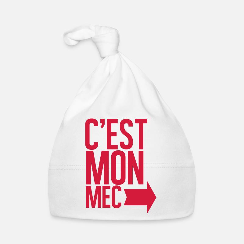 C'est mon mec Bonnet bio Bébé