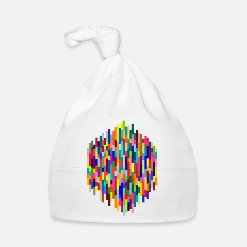 Bunte Balken Baby Bio-Mütze