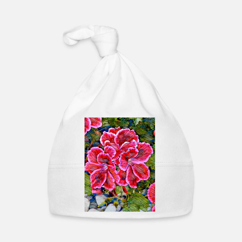 Geraniums No. 4 Organic Baby Cap