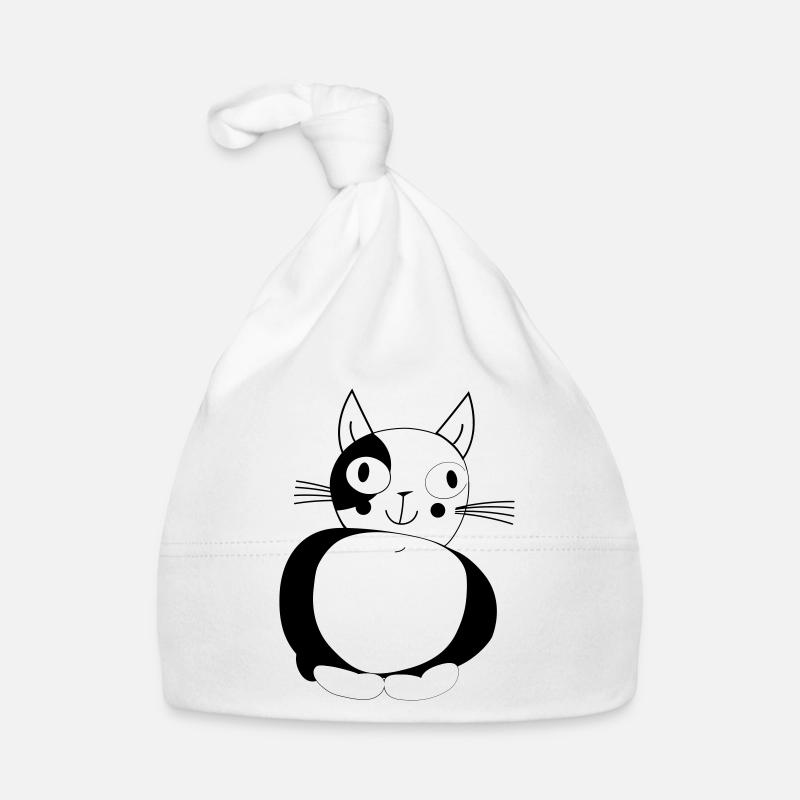 Cat - cat Organic Baby Cap