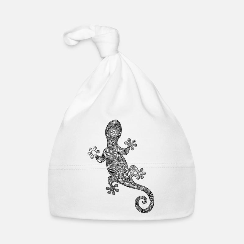 Gecko noir Bonnet bio Bébé