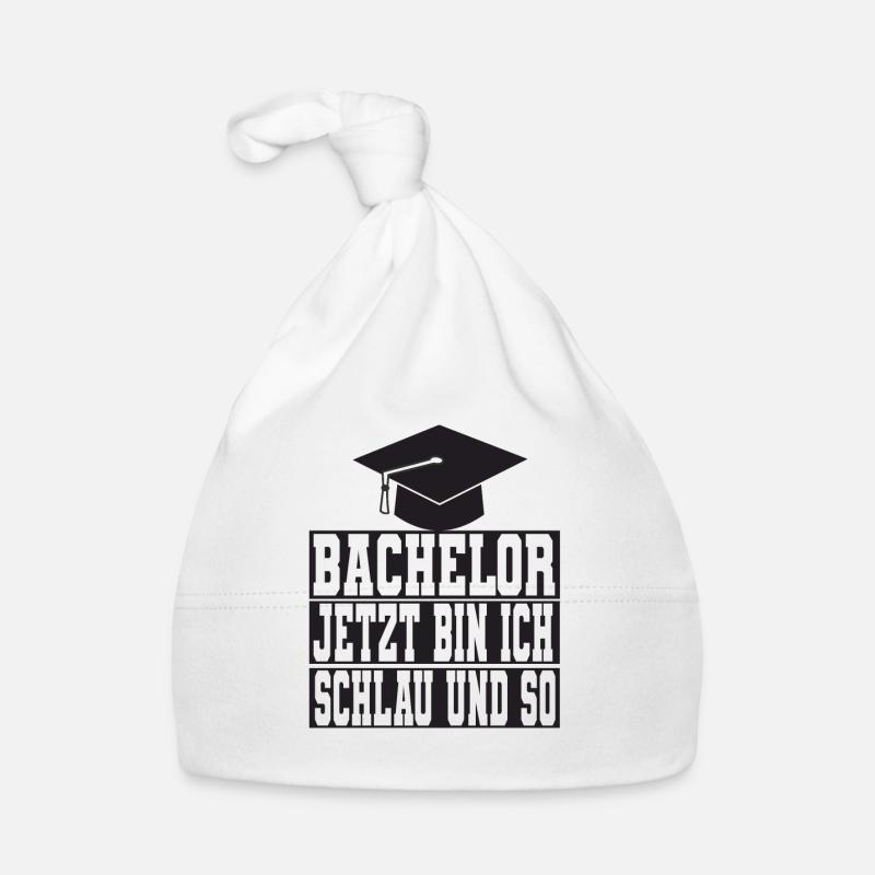 Abschluss Bachelor Studium Student Geschenk Baby Bio-Mütze
