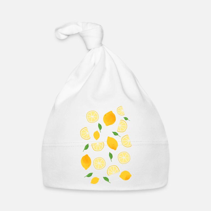 Zitronen Baby Bio-Mütze