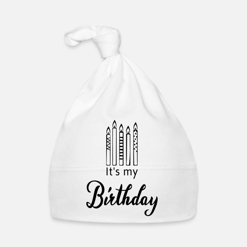 C'est mon anniversaire Bonnet bio Bébé