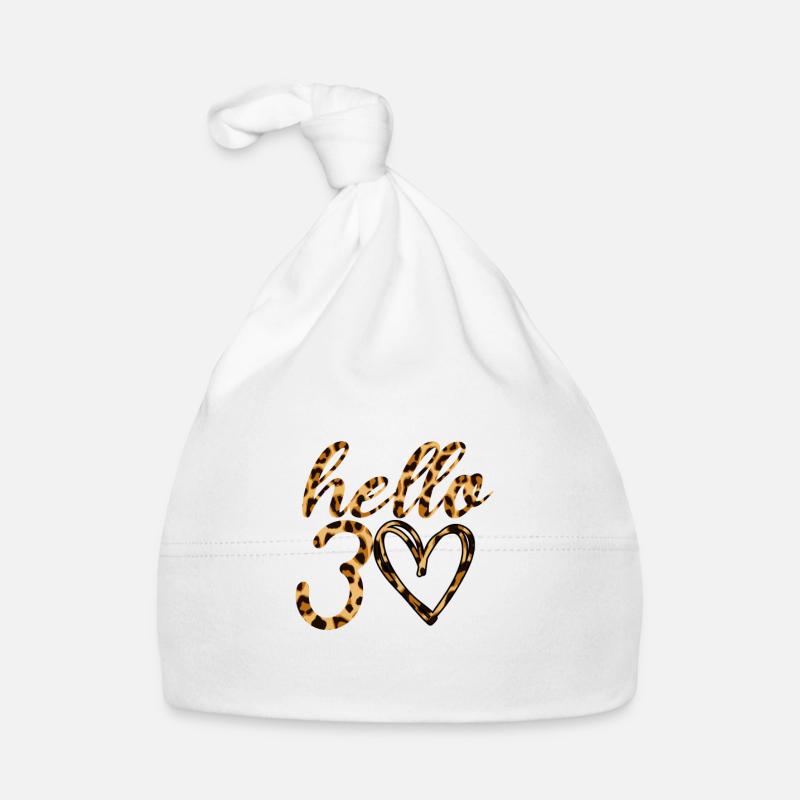 Hello 30 Organic Baby Cap