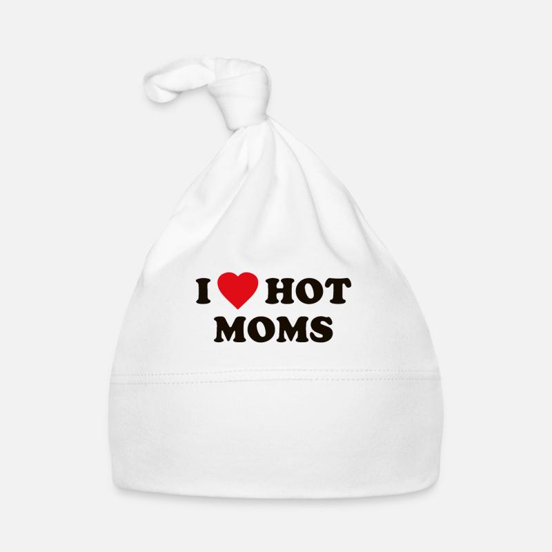J'aime les mamans chaudes Bonnet bio Bébé