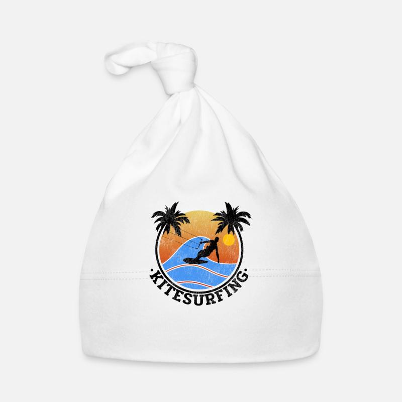 Kitesurfing Geschenk Kitesurfen Kite Surfen Kiter Baby Bio-Mütze