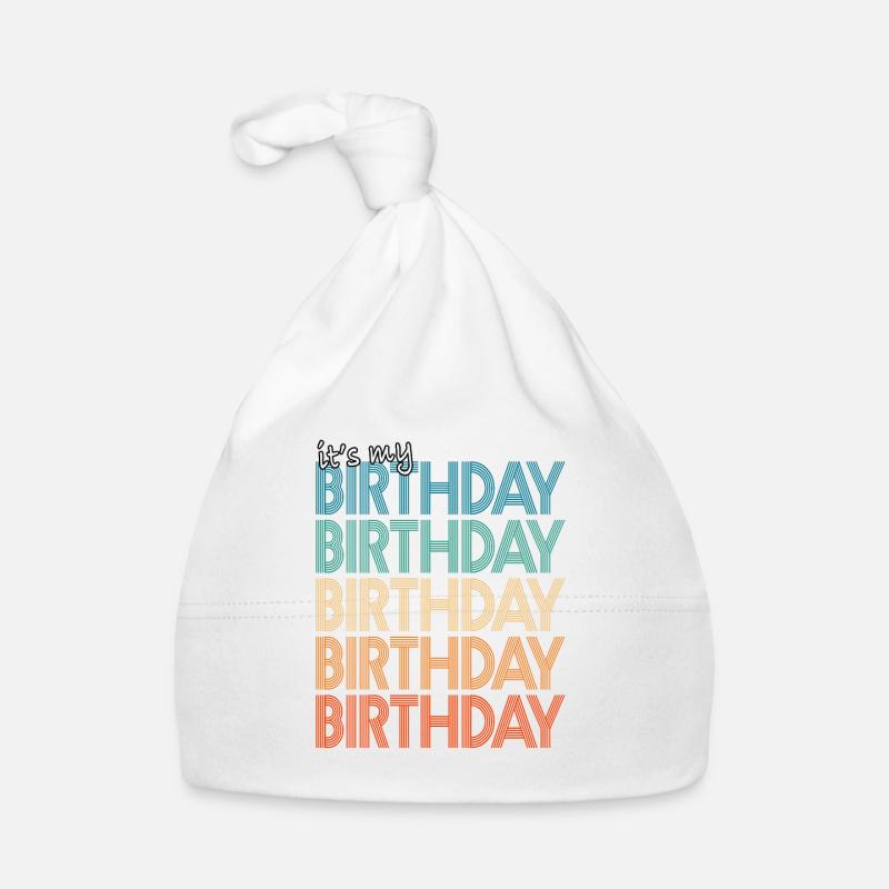 Es ist mein Geburtstag Baby Bio-Mütze
