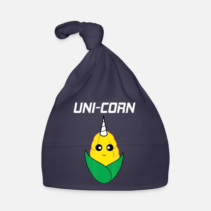 Uni Corn Corn on the Cob Einhorn Baby Bio-Mütze