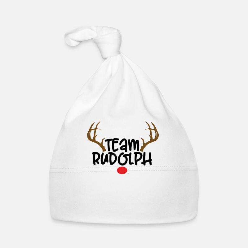 Team Rudolph Organic Baby Cap