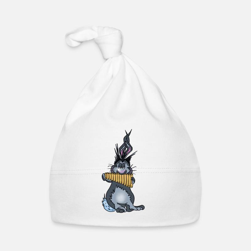 panpipe - Organic Baby Cap - white