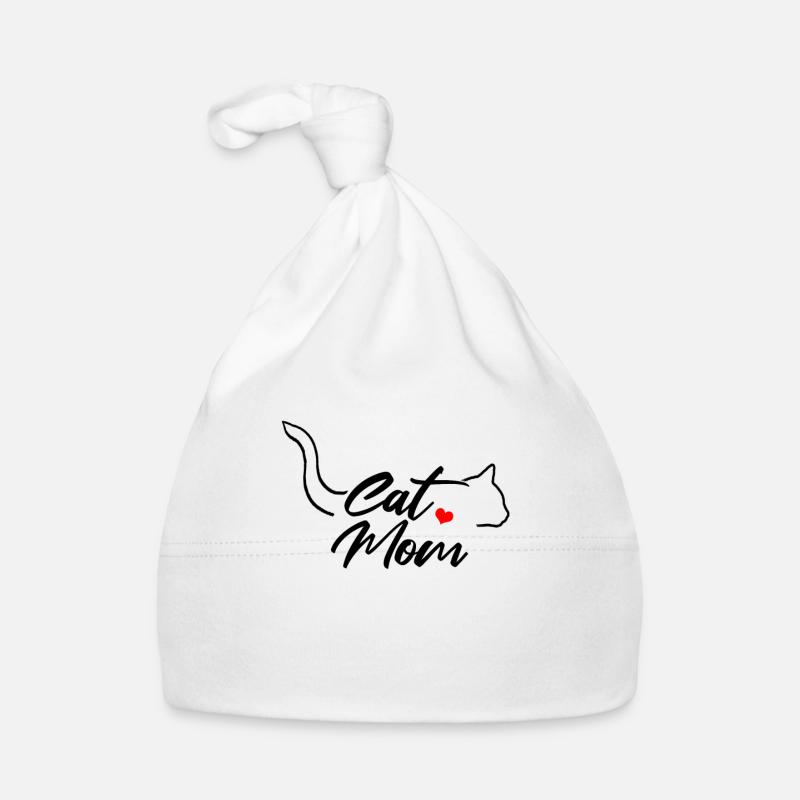 La mère chat minou chat Bonnet bio Bébé