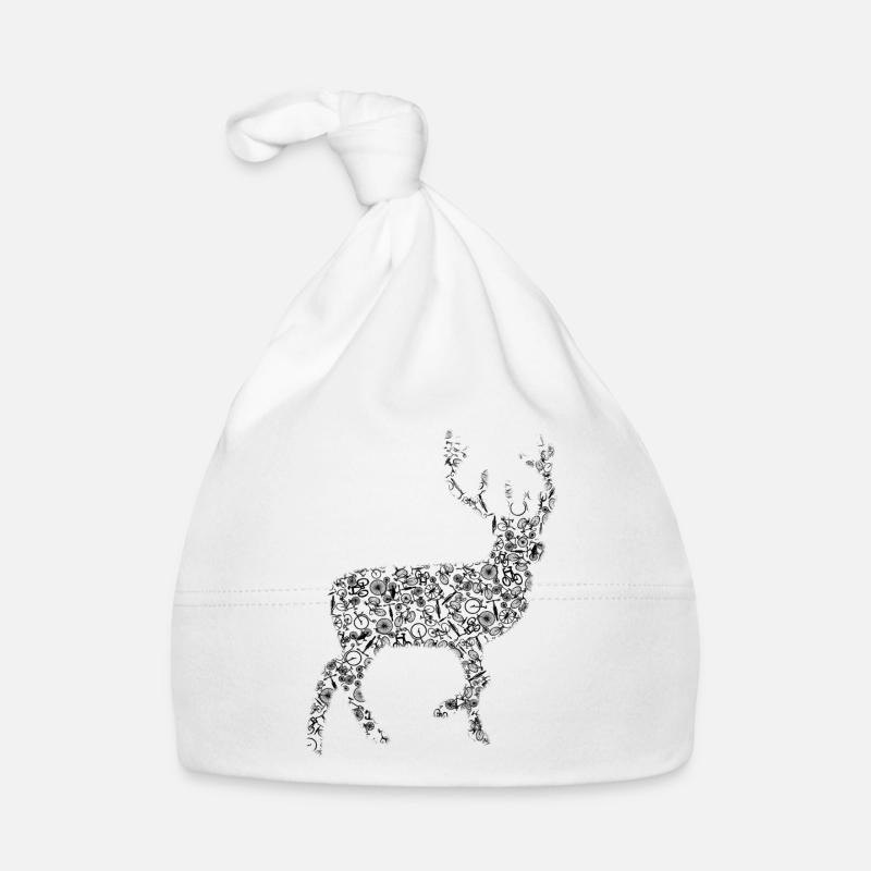 Deer majestic from bicycles Organic Baby Cap