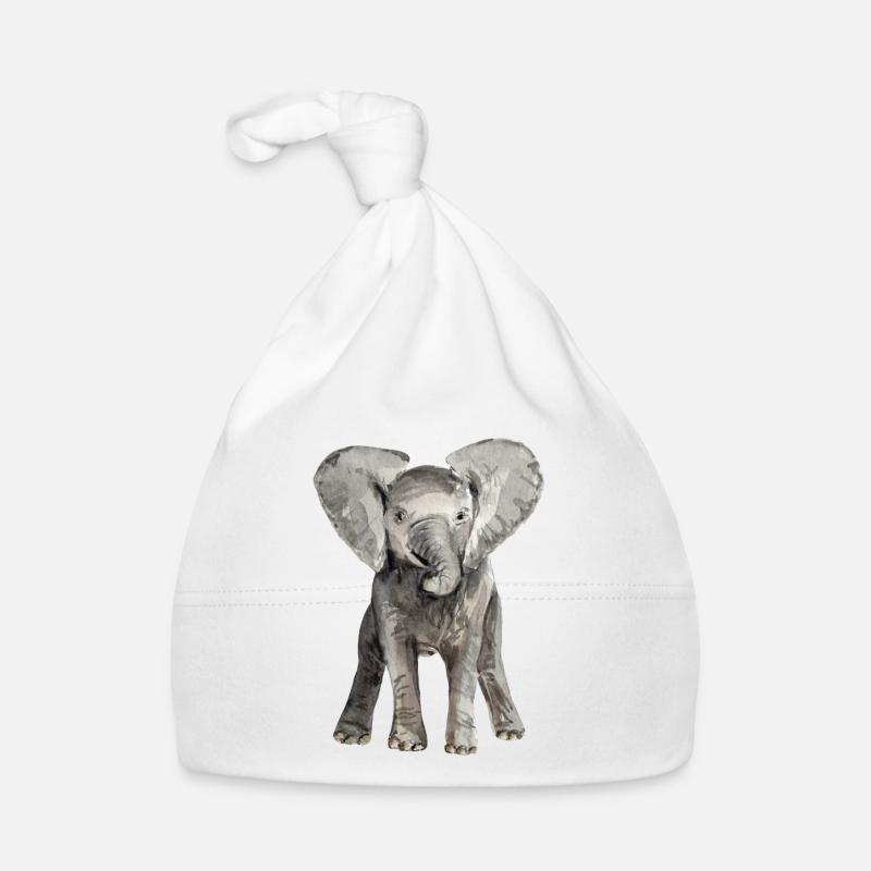 Elefant Baby Baby Bio-Mütze