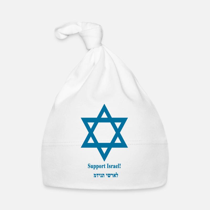 Support Israel Baby Bio-Mütze