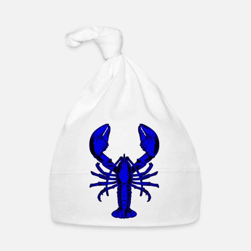 Blue lobster Organic Baby Cap