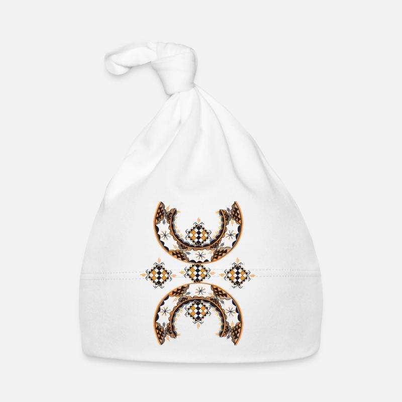 Kabyle- Z imazighen pattern Organic Baby Cap