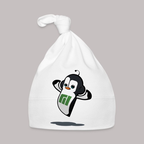 Manjaro Mascot strong left - Ekologiczny czapeczka niemowlęca