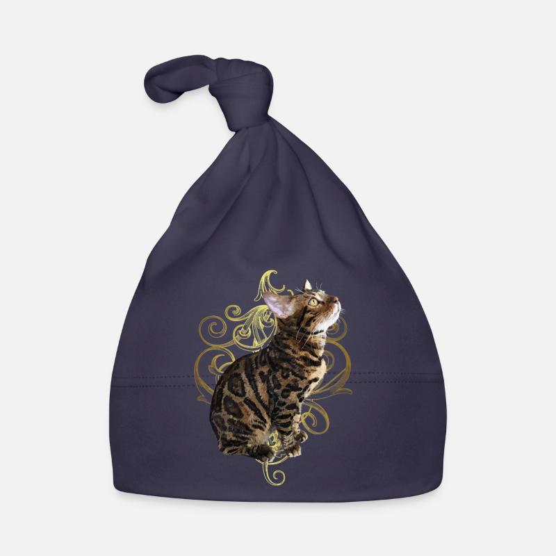 Chat du Bengale Bonnet bio Bébé