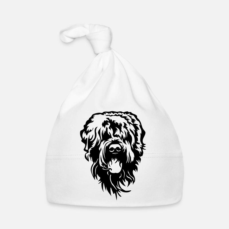 Russischer Terrier Kopf Baby Bio-Mütze