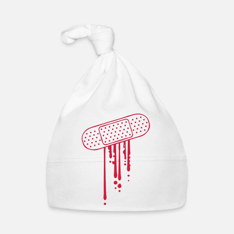Gouttes de sang patch Bonnet bio Bébé