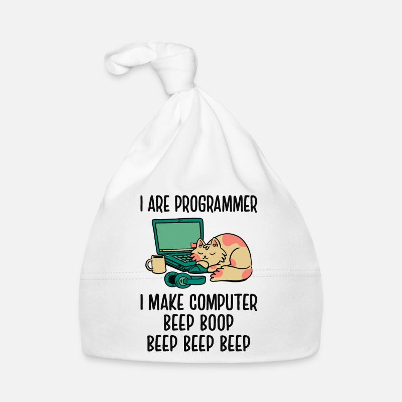 I Are Programmer I Make Computer Beep Bop Coder So Baby Bio-Mütze