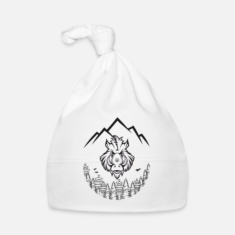 verrat - Bonnet bio Bébé - blanc