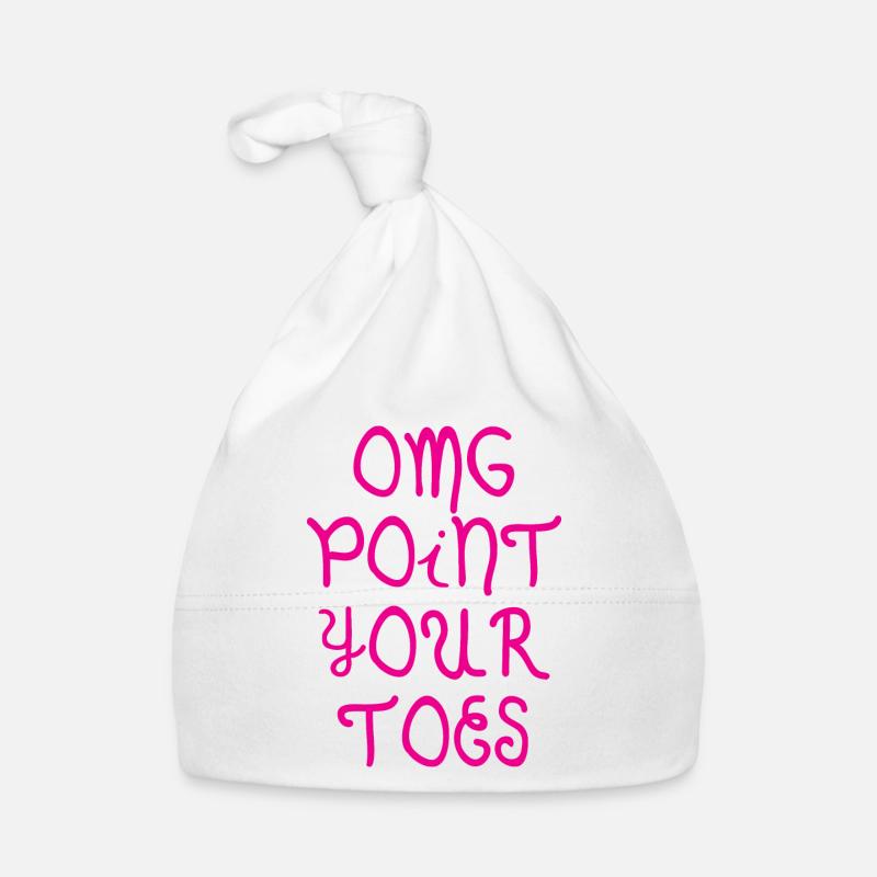 Omg Point Your Toes 4 Baby Bio-Mütze