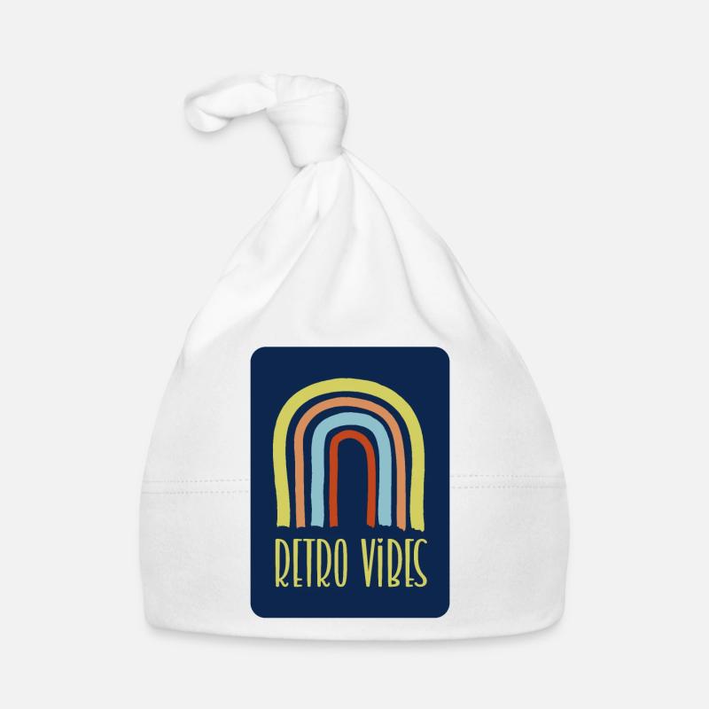 Retro Vibes Organic Baby Cap