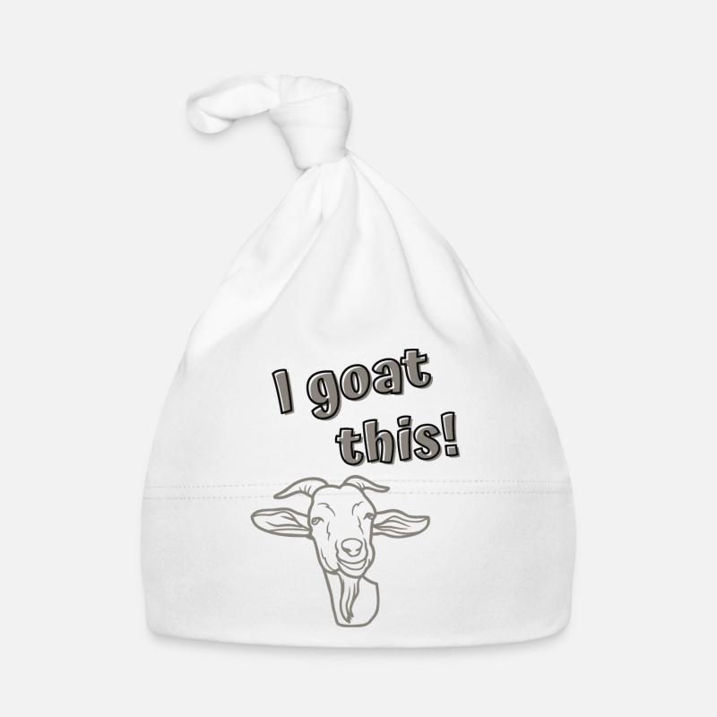 I goat this essential funny sarcastic illustration Baby Bio-Mütze