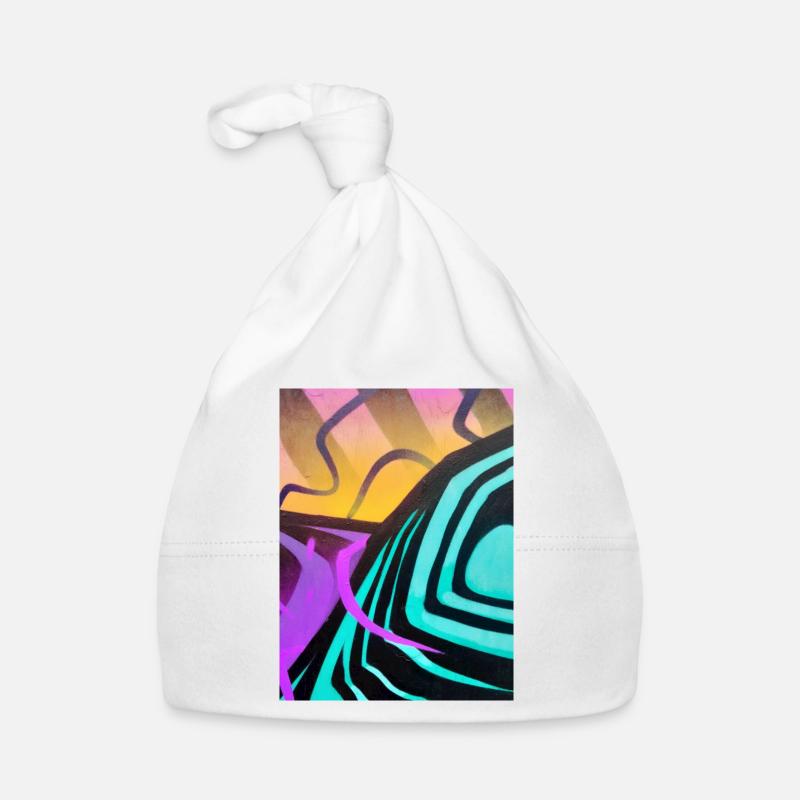 graffiti landscape 1 Organic Baby Cap