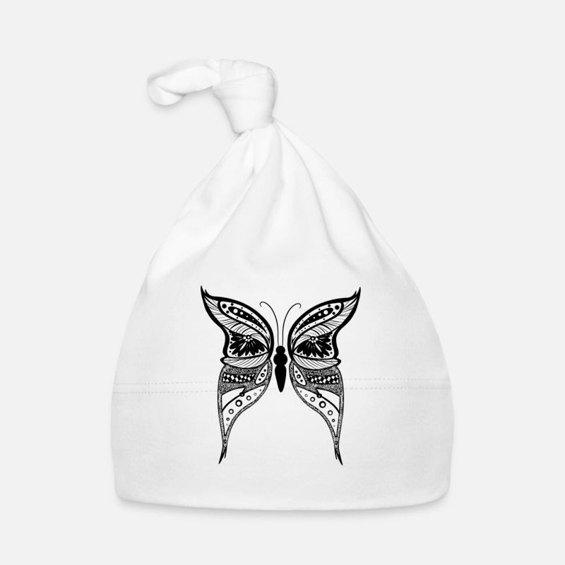 Butterfly Organic Baby Cap