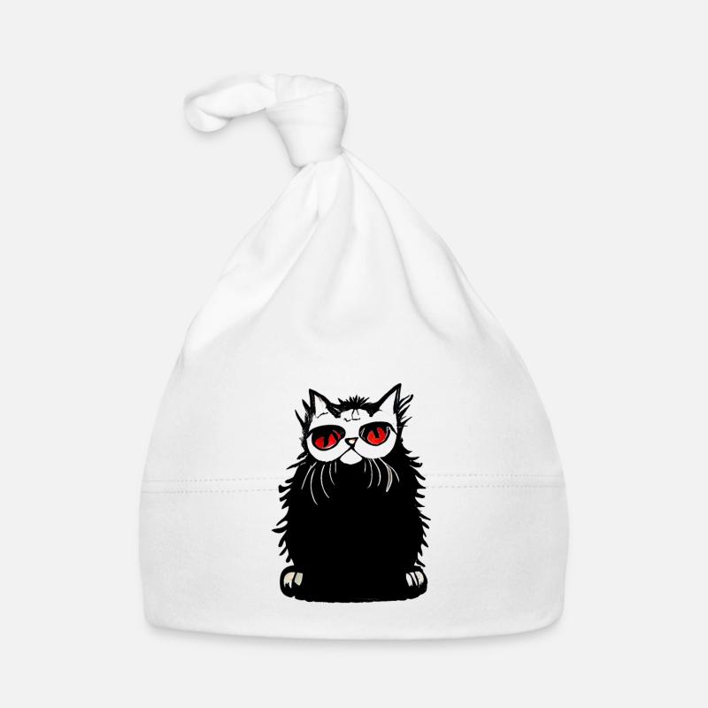 Graffiti de chat persan Bonnet bio Bébé
