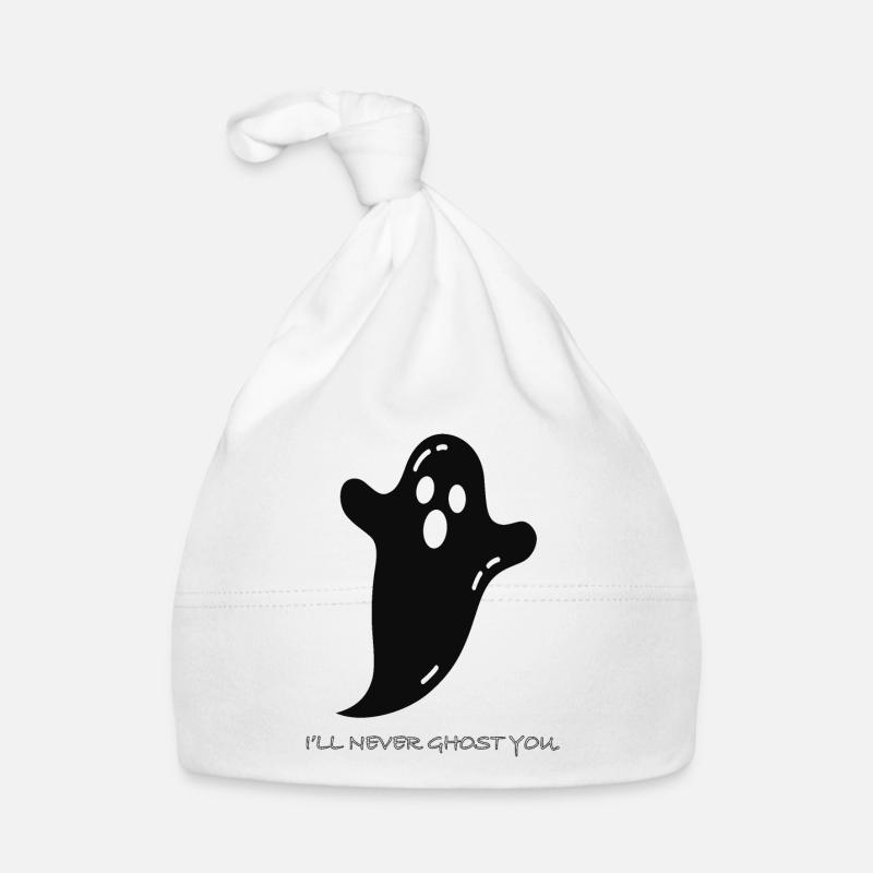 ICH WERDE DICH NIEMALS GHOSTEN Baby Bio-Mütze