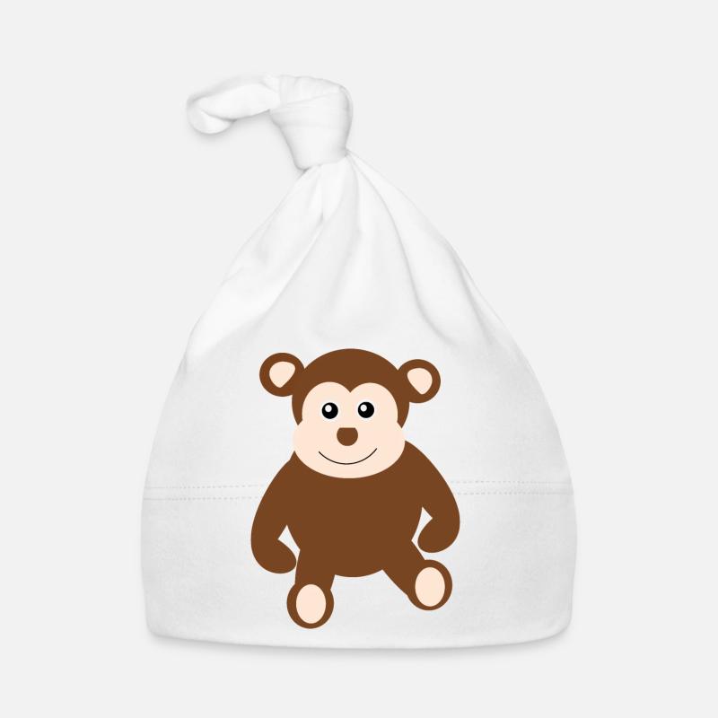 Monkey Organic Baby Cap