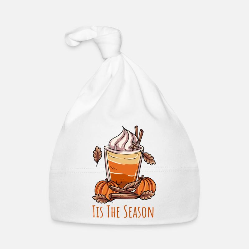 Pumpkin Spice Pumpkin Coffee Organic Baby Cap