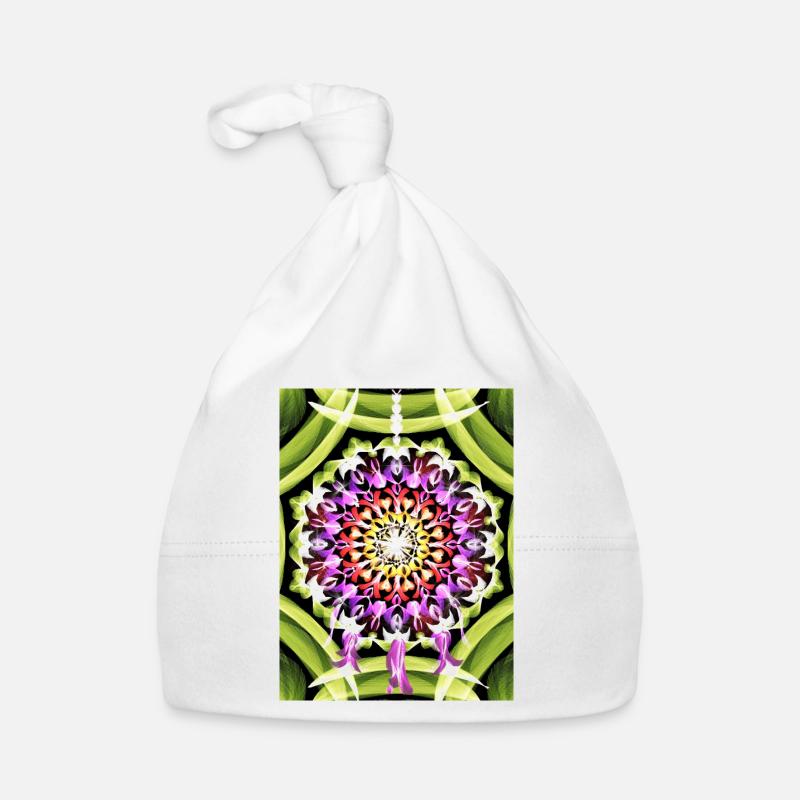 Attrape-rêves fleur mandala Bonnet bio Bébé