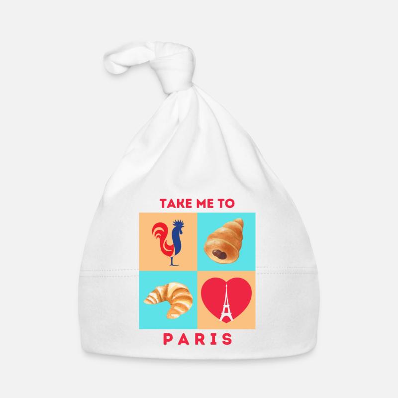TAKE ME TO PARIS Organic Baby Cap