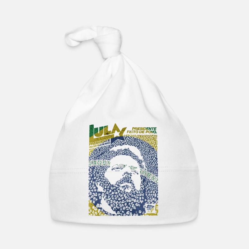 Lula Präsident - Comemorativa Baby Bio-Mütze